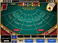 Baccarat by Microgaming